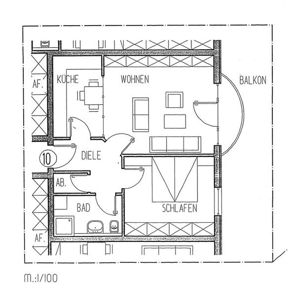Frisch sanierte 2-Zimmer-Wohnung mit Balkon in Güstrow – sofort bezugsfrei